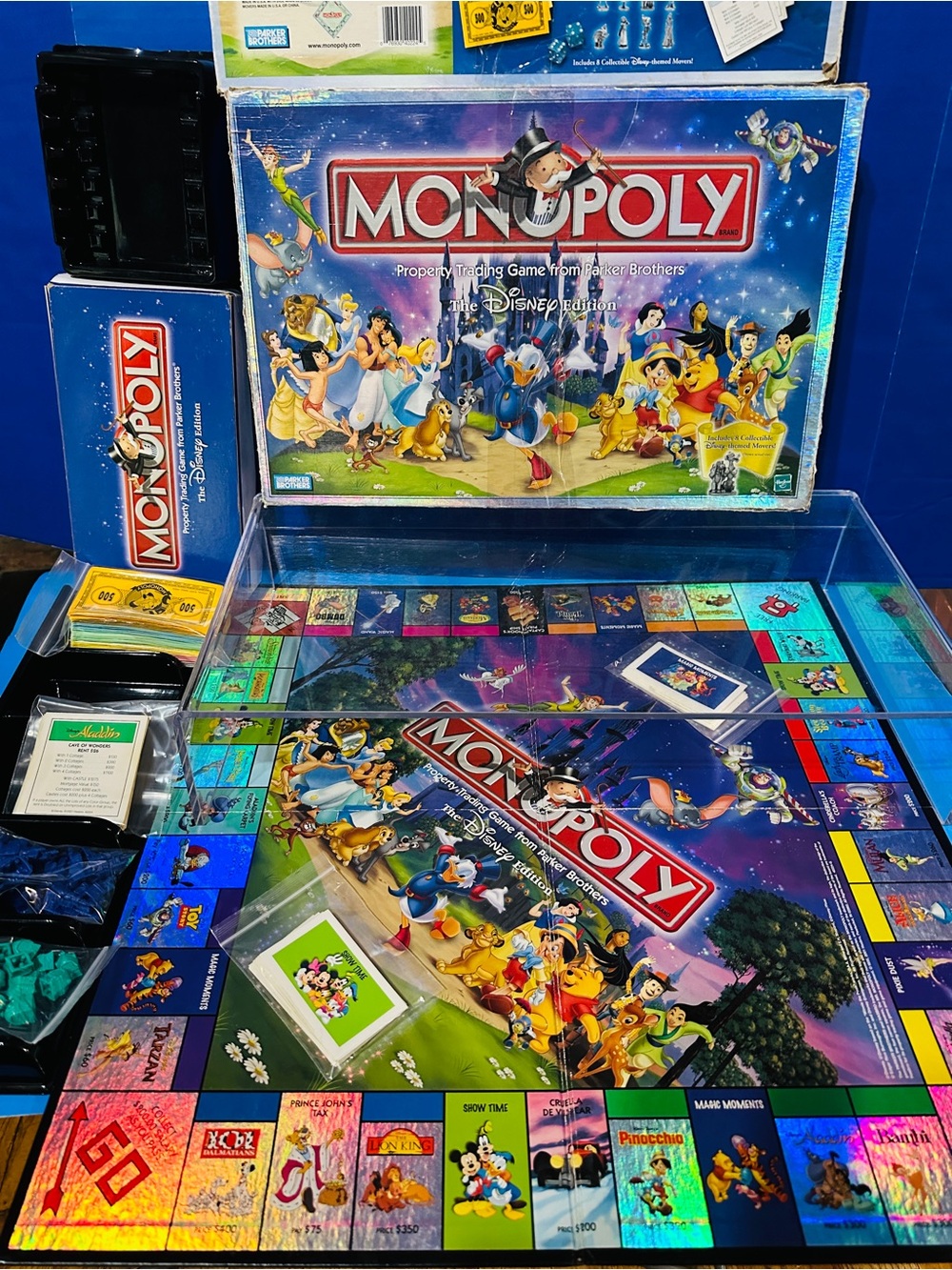 Monopoly The Disney Edition Board Game Vintage 2001 Parker Brothers